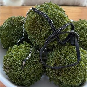 Black Beaded Glasses Holder